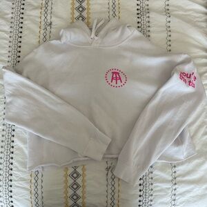 Barstool sports cropped hoodie